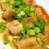 ぽん酢でうまうま♪水菜の豚肉巻き